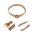 thumbnail image 4 of Unique Bargains 1 Pc Adjustable Waist Belt Braided Design Waist Cord Beige, 4 of 5