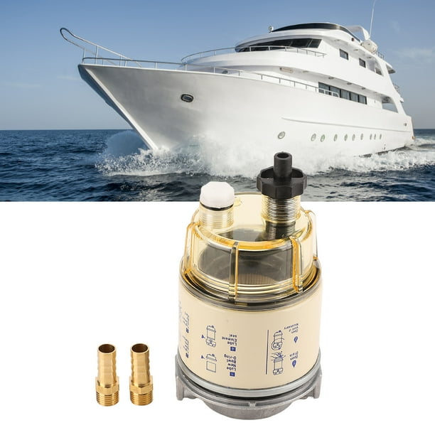 Fuel Filter Water Separator, 2 Holes Water Separating Fuel Filter