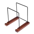 thumbnail image 1 of Lefu Vinyl Record Storage Holder Deskop Display Stand Books CDs Record Stand Wooden, 1 of 10