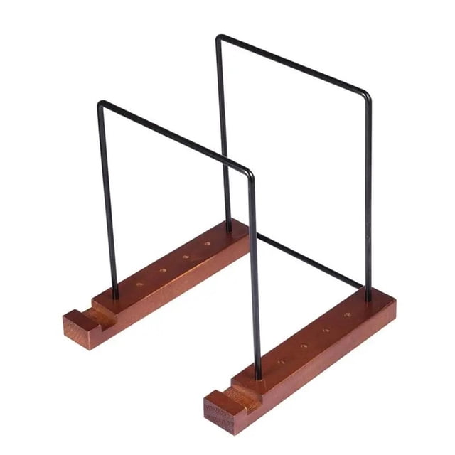 MYG Vinyl Record Storage Holder Deskop Display Stand Books CDs Record Stand Wooden