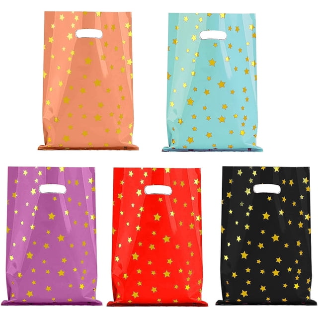 50 Uds. Bolsa de cumpleaños para niños, bolsita de dulces de cumpleaños, bolsita de cumpleaños, bolsas de regalo para fiestas de galletas, para regalo de dulces TUNC Sencillez