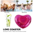 thumbnail image 4 of Portavasos inflable con forma de corazón para piscina, flotador de agua, bandeja de cerveza Ehuebsd  Para Estrenar, 4 of 9