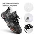 thumbnail image 4 of Paisley Bandana Walking Shoes for Men Woman Lightweight Tennis Fashion Elastic Sports Shoes Cushion Basketball Shoes, 4 of 7