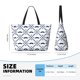 thumbnail image 4 of Disketp Hipster Mustache Bolsa de Playa de Gran Capacidad, Bolso Impermeable y a Prueba de Arena para Mujer, Ideal para Playa, Piscina y Natación, 4 of 7
