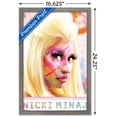 thumbnail image 3 of Nicki Minaj - Face Paint Wall Poster, 14.725" x 22.375", Framed, 3 of 3