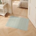thumbnail image 2 of ODIKA 2'x3' Ultra-Soft Accent Mat, Door Entry Interlocking Trellis Botanical Vine Motifs Trailing None Washable, Bare feet friendly, Easy Care Indoor rug for Bedside, Footrest, 2 of 7