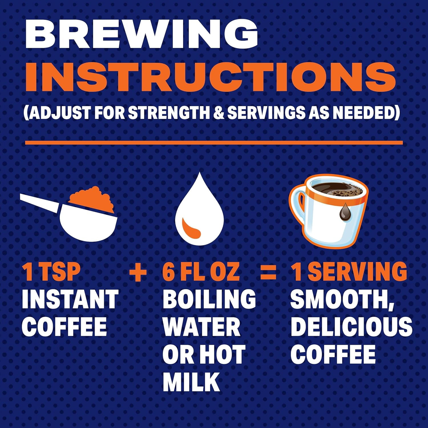 Maxwell House Dark Silk Instant Coffee, 8 oz - pack of 6