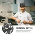 thumbnail image 4 of 6 gorros de chef de cocina unisex para hombre y mujer, gorro de uniforme de chef y camarero, gorro ajustable., 4 of 6