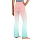 thumbnail image 5 of Odeerbi 2-13 Años Niñas Pierna Ancha Pantalones Yoga Gradiente Workout Danza Deportes Atlético Pantalones Elasticidad Lindo Alta Cintura Pantalones Pierna Recta, 5 of 9