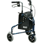Drive Medical Winnie Lite 3 Wheel Rollator-Color:Blue