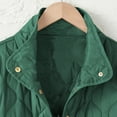 thumbnail image 7 of Quilted Jacket for Women Lightweight Puffer Jackets Casual Winter Coat with Pockets Green XXL, 7 of 7