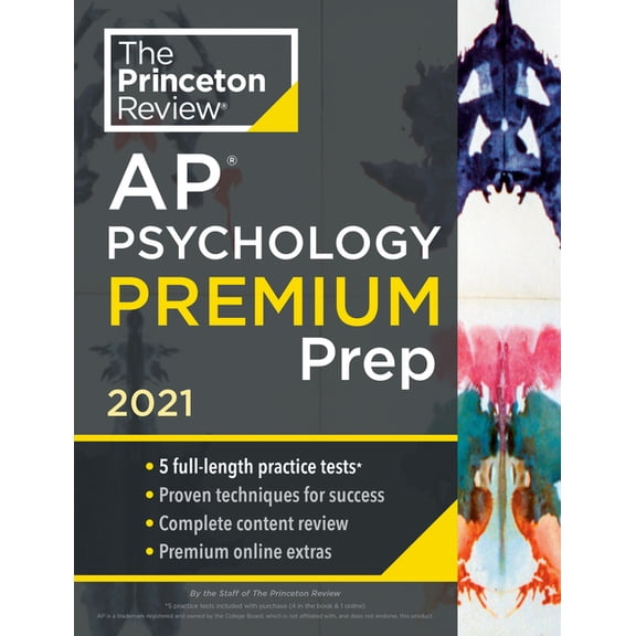 Princeton Review AP Psychology Premium Prep, 2021: 5 Practice Tests Complete Content Review Strategies & Techniques (2021) (College Test Preparation)