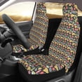 thumbnail image 2 of Vsdgher Doodle Food Automotive Seat Covers for Cars Trucks and SUVs – Car Seat Covers for Truck Seat Protectors Set of 2, 2 of 7
