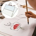 thumbnail image 1 of Raindrops Scroll Wall Hanging Painting Rectangular Blank Paper Scroll 1Pack, 1 of 8