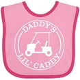 thumbnail image 3 of Inktastic Daddy's Lil Caddy Boys or Girls Baby Bib, 3 of 4