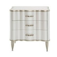 thumbnail image 3 of Michael Amini London Place 3-Drawer Nightstand - Creamy Pearl, 3 of 10