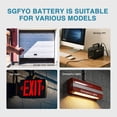 thumbnail image 4 of SGFYO 12V 5Ah Rechargeable Sla AGM Battery,Replacement for DJW12-4.5,Liftmaster/Craftsman 4228 Garage Door Opener,Emergency Light and More, 4 of 7