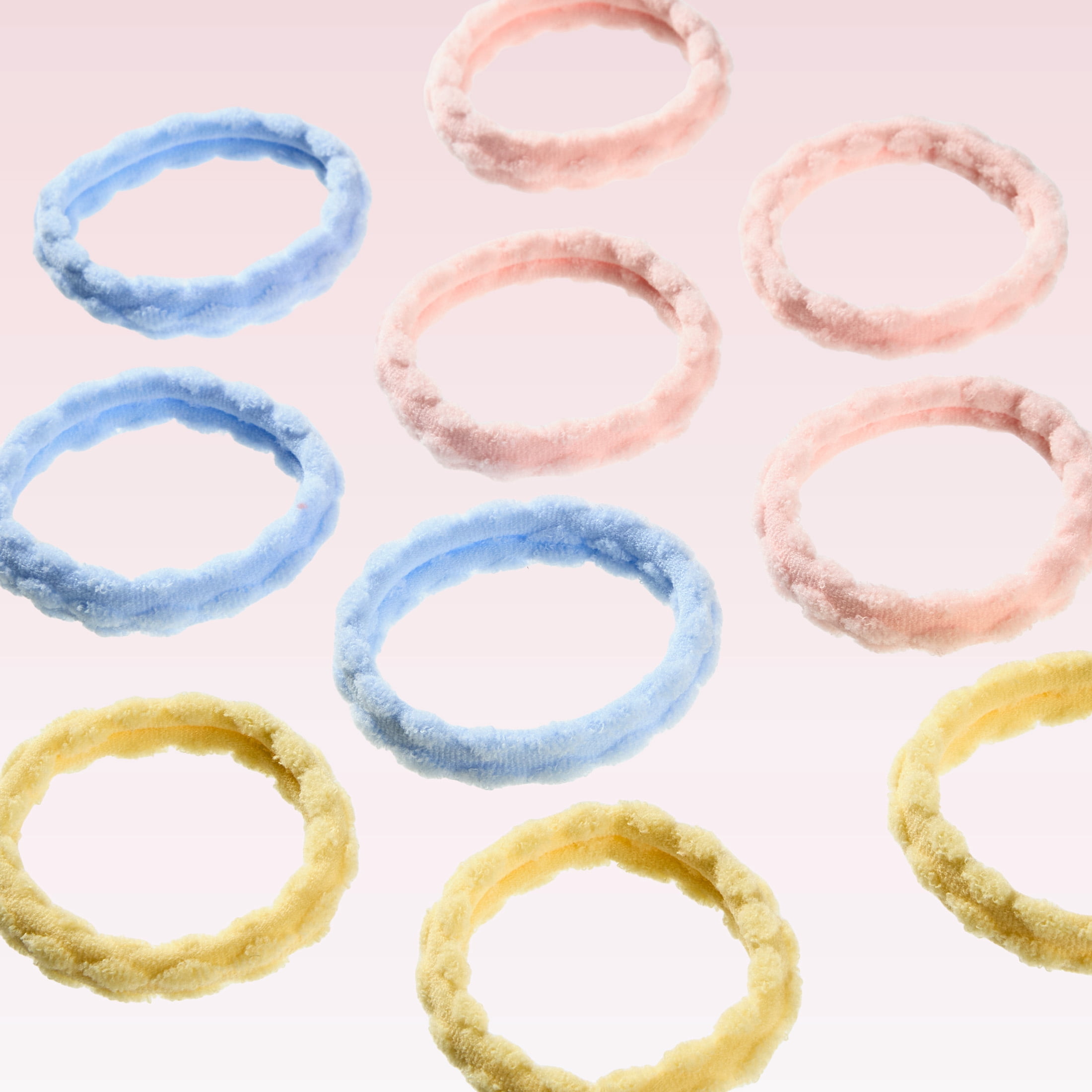 SC GenZ 10-PK TXT SOFT PONYTAILERS