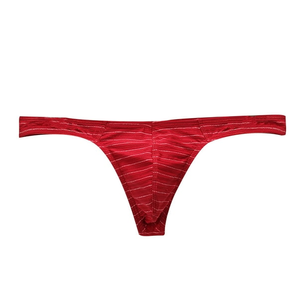 Tanga Para Hombre, Ropa Interior, Cintura Baja, Moda, Rayas de Colores, Tanga Cómoda Odeerbi ODB143124