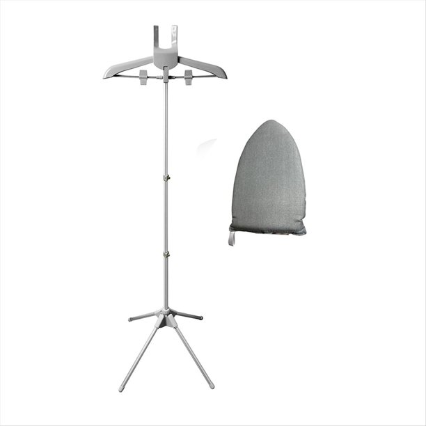 Vaporizador de Ropa Plegable con Guantes para Planchar, Vaporizador Ajustable con Dos Pinzas para Camisas de Traje, A