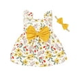 thumbnail image 7 of LAPAKIDS Infant Toddler Baby Girls Sleeveless Floral Party Swing Dress 6-9 Months, 7 of 7