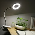 thumbnail image 6 of Mainstays LED Ring Light, 18.9 in, Flexible Gooseneck with Clip, White Finish, 1-Pack, 6 of 6