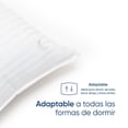 thumbnail image 4 of Almohadas Queen 2 Pack Luuna Adapt Microgel Suaves Lavables, 4 of 5