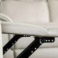 thumbnail image 4 of Lenne Manual Recliner Chair-Taupe Leather Match-Padded Arms, 4 of 6