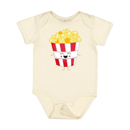

Inktastic Cute Kawaii Popcorn Gift Baby Boy or Baby Girl Bodysuit