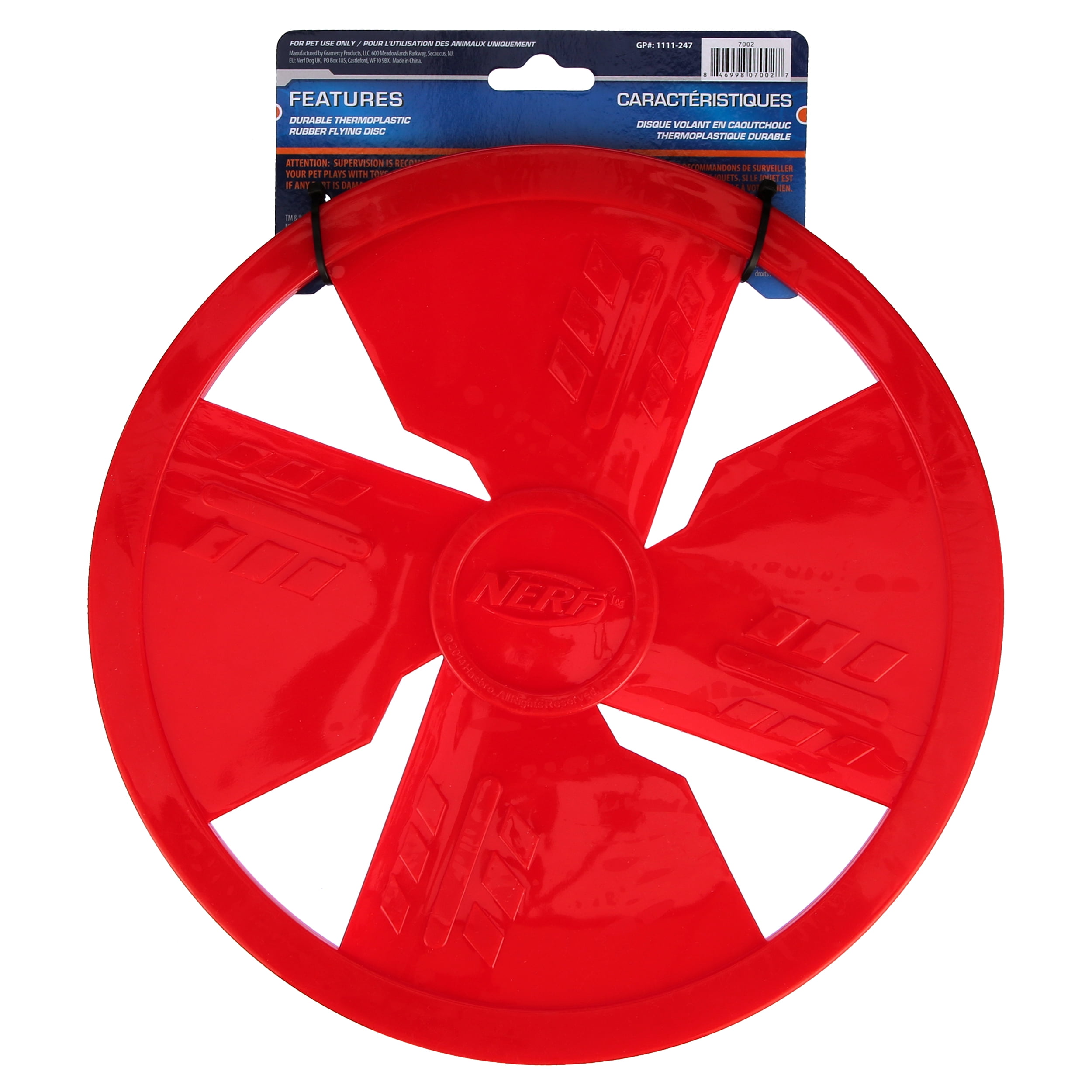 Nerf Dog 10 Red Classic Flyer Frisbee Dog Toy Walmart