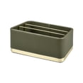 thumbnail image 3 of Caja de almacenamiento de Cuero PU BLESIY decorativa Con compartimento estante de metal organizador de escritorio, 3 of 8