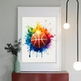thumbnail image 2 of Diamond Art Kit for Adults, Colorful Basketball Splash Art Diamond Painting for Adults Beginners, 5D DIY Diamond Art Painting Kits, Colorful Diamond Painting Craft for Home Decor 12x16, 2 of 7