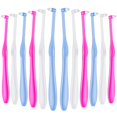 thumbnail image 1 of 12 Pieces Tufted Toothbrush End-Tuft Tapered Trim Toothbrush Soft Trim Toothbrush Single Compact Interdental Interspace Brush, 1 of 7