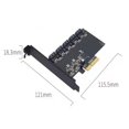 thumbnail image 1 of Tarjeta controladora PCI-E X4/X8/X16 a 5 puertos SATA3.0 de alta velocidad de 6 Gbps para PC portátil Ndcxsfigh Para estrenar, 1 of 8
