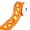 Orange, variant on Polka Dot Candy Corn Wired Ribbon, 2-1/2-Inch, 10-Yard - Black