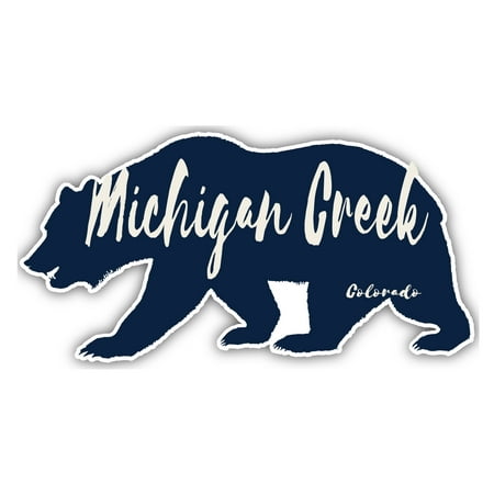 

Michigan Creek Colorado Souvenir 3x1.5-Inch Fridge Magnet Bear Design