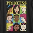 thumbnail image 2 of Women's Disney Princess Distressed Close-Up Poster Scoop Neck Black 2X Large, 2 of 4