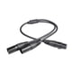 thumbnail image 3 of Cable divisor XLR, hembra a doble macho, 1 hembra a 2 machos, 3 pines, micrófono 15 centímetros, 3 of 9