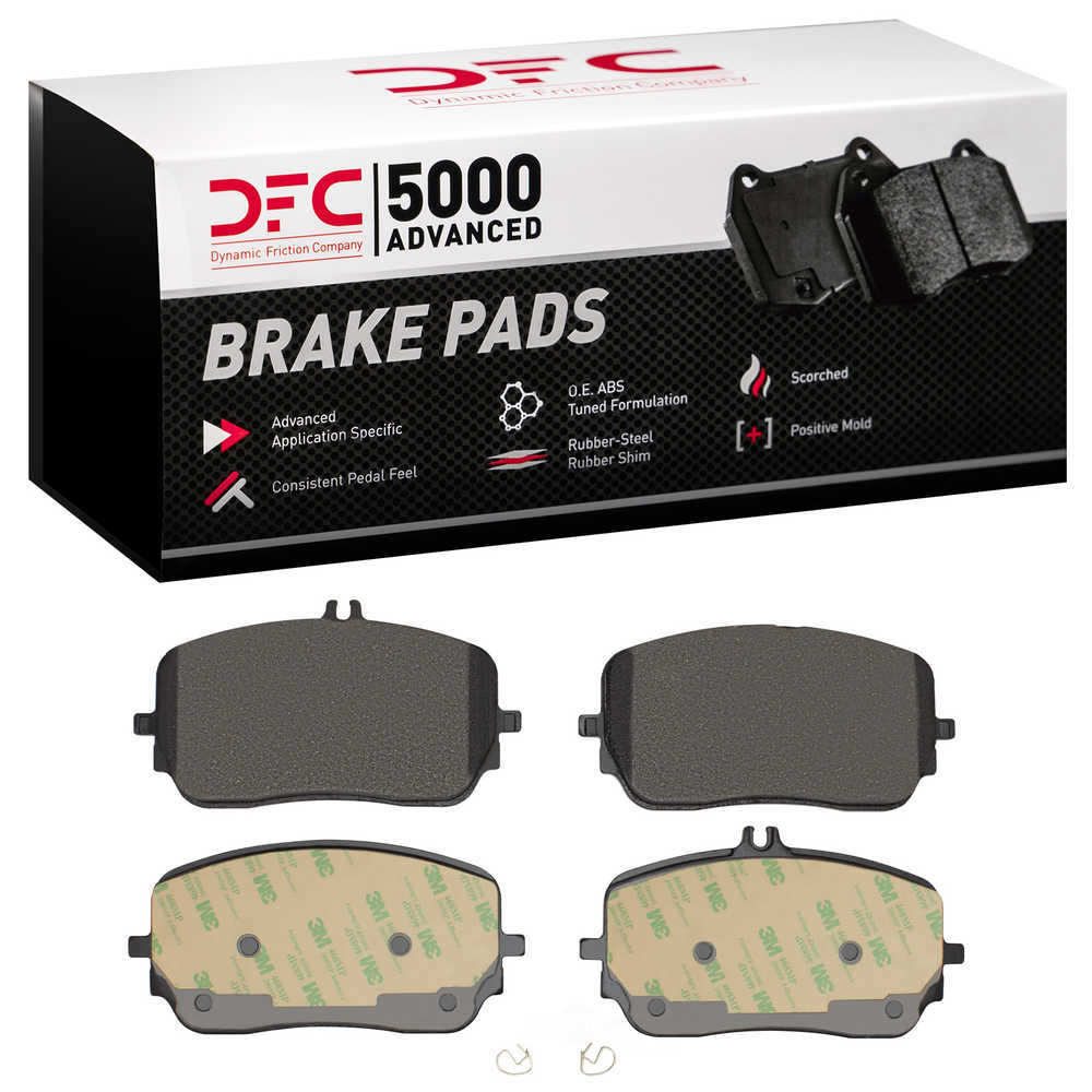 Dynamic 1552-2237-00 DFC 5000 Advanced Brake Pads - Low Metallic Fits select: 2020-2022 MERCEDES-BENZ GLS, 2021 MERCEDES-BENZ GLE COUPE