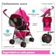 thumbnail image 3 of Carriola de bastón The Baby Shop compacta,frenos,arnés,8 llantas Rosa, 3 of 6