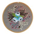 thumbnail image 1 of tssuouriy Three Dimensional Flower DIY Cloth Embroidery Kit Beginner Gift Dimensional Flower DIY Needlework Home Decoration Stitch 3# 1Set, 1 of 6
