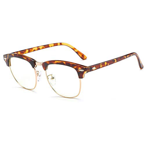 Shiratori Unisex Classic Retro Large-Framed Glasses Plastic Glasses Frame Nerd Glasses Clear Lens Glasses black 