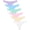 Pink/Purple/Yellow/White/Blue/Green, variant on womens Cotton thongs, No Show Underwear for women, Low Rise Thong Panties, 6-Pack
