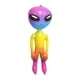 thumbnail image 3 of Juguetes inflables de extraterrestres Soledad decoración inflable Halloween 90cm, 3 of 10