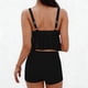 thumbnail image 5 of Traje de baño Tankini vintage estampado para mujer Traje de baño conservador Falda de playa estampada para mujer Traje de baño de dos piezas para mujer Trajes de baño tankini para mujer Traje de baño, 5 of 8