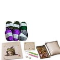 thumbnail image 3 of Crochet Kit for Hooded Hat, DIY Knitting Craft Set with Materials and Instructions, Beginner Friendly Yarn Making Kit for Handmade Accessories, 3 of 4