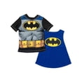 thumbnail image 2 of DC Comics Boys' Batman or Superman Rash Guard with Towel Cape (4), 2 of 5