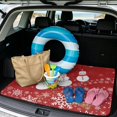 thumbnail image 2 of HUISEFOR Christmas Snowman Car Trunk Mat 29" x 39", Non Slip Cargo Liner Full Protection Auto Accessories Universal Fit for Most Suv and Cars, 2 of 7