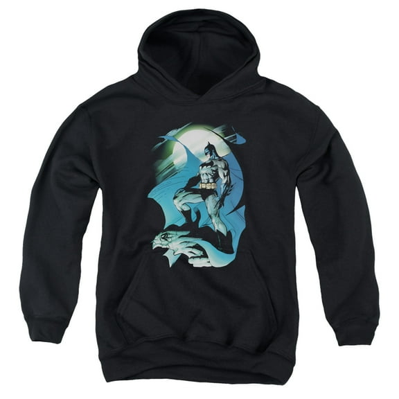 Batman - Glow Of The Moon - Youth Hooded Sweatshirt - Small