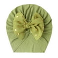 thumbnail image 2 of Yoyauz Newborn Girl Hat Cotton And Iinen Hat Baby Big Bow Hat Baby, 2 of 4